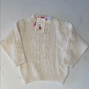 Toddler 100% cotton American made sweater